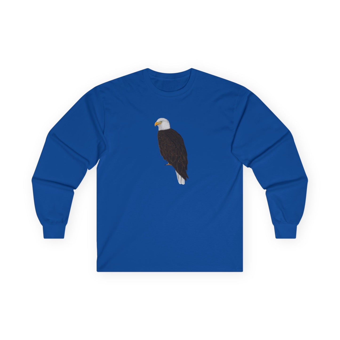 Bald Eagle Birding & Birdwatching Bird Cotton Long Sleeve T-Shirt