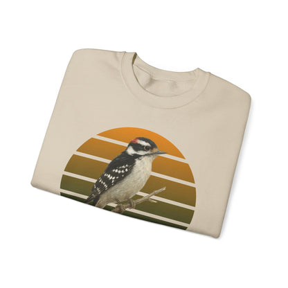 Downy Woodpecker Bird Lover & Bird Watching Bird Sweatshirt