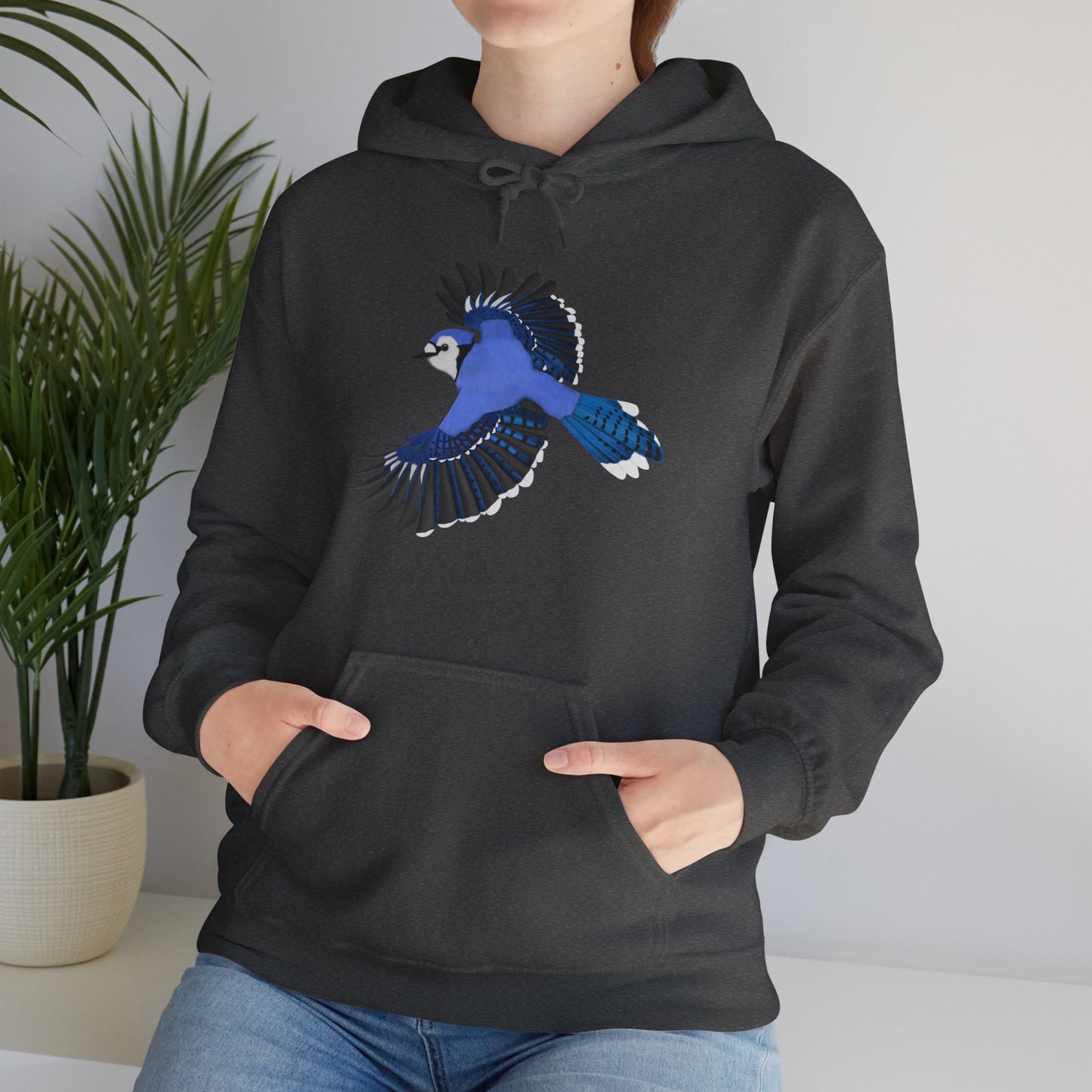 Blue Jay Bird Birdwatcher Biologist Birdlover Hoodie