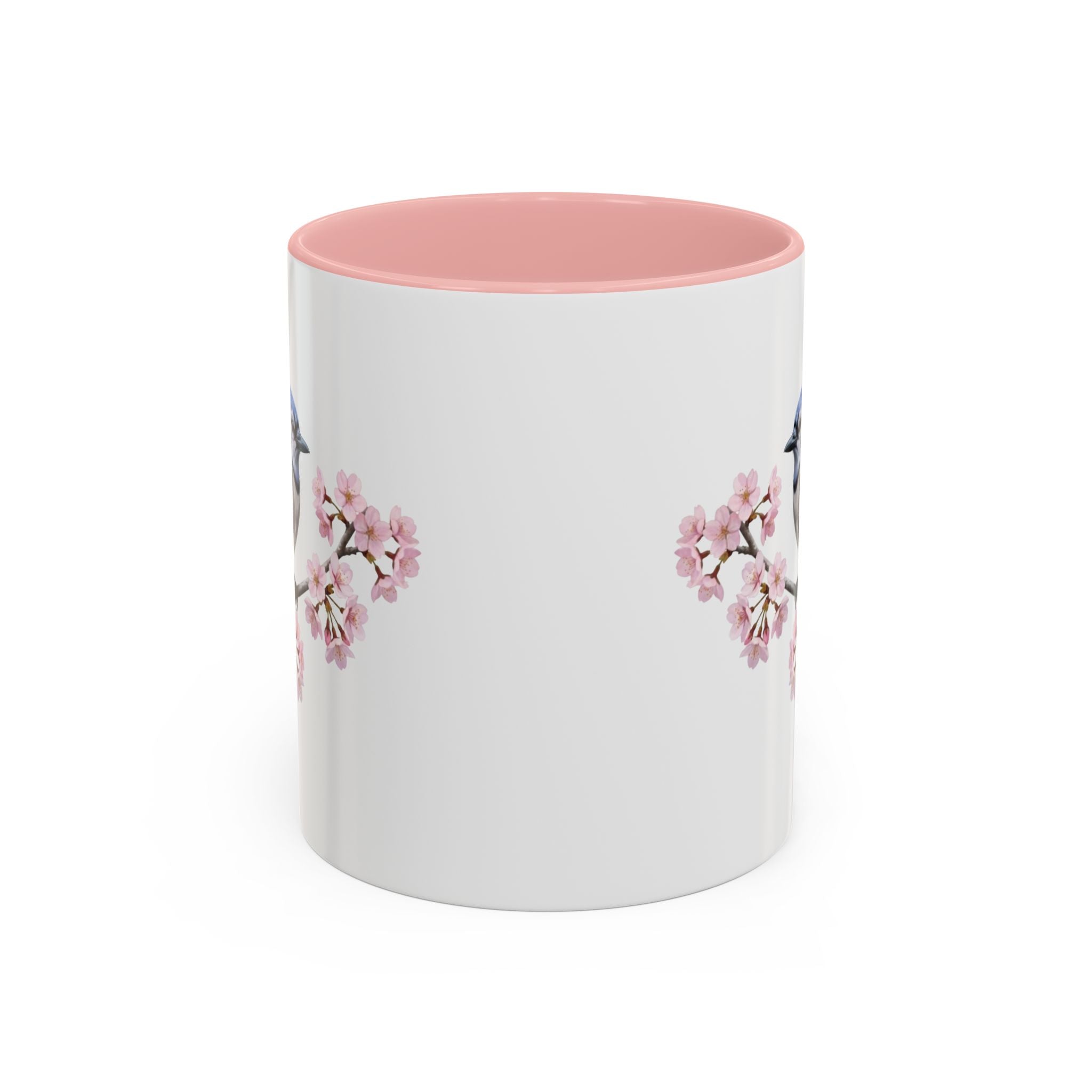 Blue Jay Cherry Blossom Mug | Bird Lover Gift | jz.birds