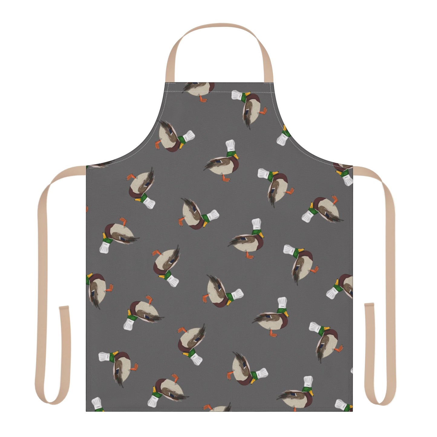 Mallard and Duck Apron in Black