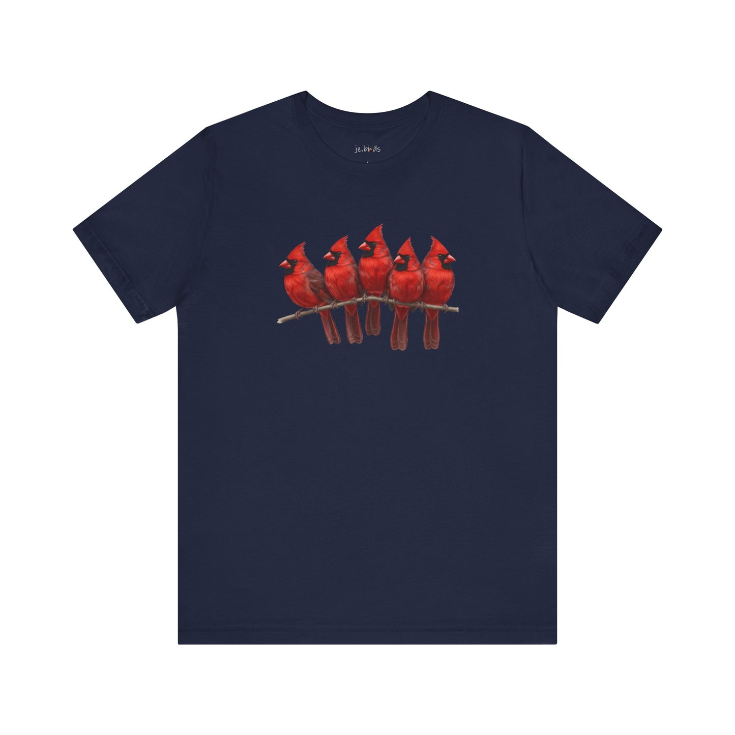 Cardinals T-Shirt | Unisex Retail Fit Bird Lover Tee | Wildlife Birder Gift