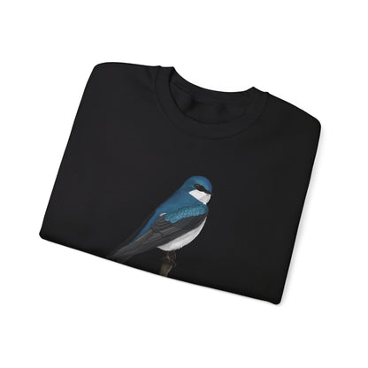 Tree Swallow Bird Watcher Biologist Crewneck Sweatshirt