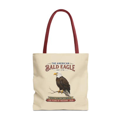 Vintage American Bald Eagle Tote Bag | US 250th Anniversary Semiquincentennial