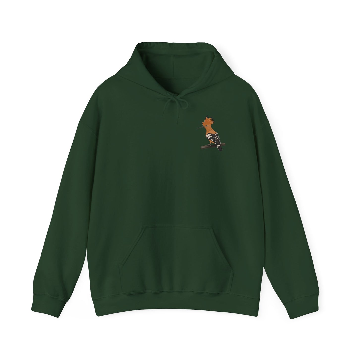 Wiedehopf Hoodie - Vogel Kapuzenpullover für Vogelbeobachter & Naturliebhaber mit Vogelmotiv