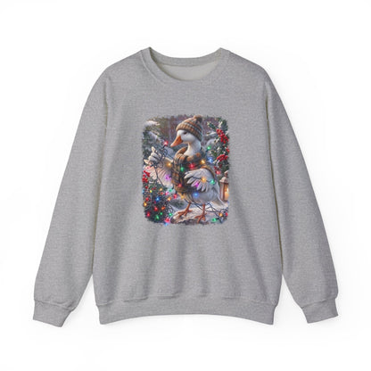 Goose Christmas Sweatshirt – Tangled Lights Winter Crewneck