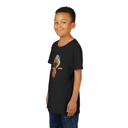 Bearded Reedling Birding & Birdwatching Bird Youth T-Shirt