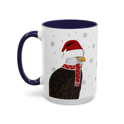 Bald Eagle Christmas Bird Coffee Mug