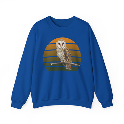 Barn Owl Sweatshirt | Bird Watcher Crewneck | Unisex Songbird Gift for Bird Lovers
