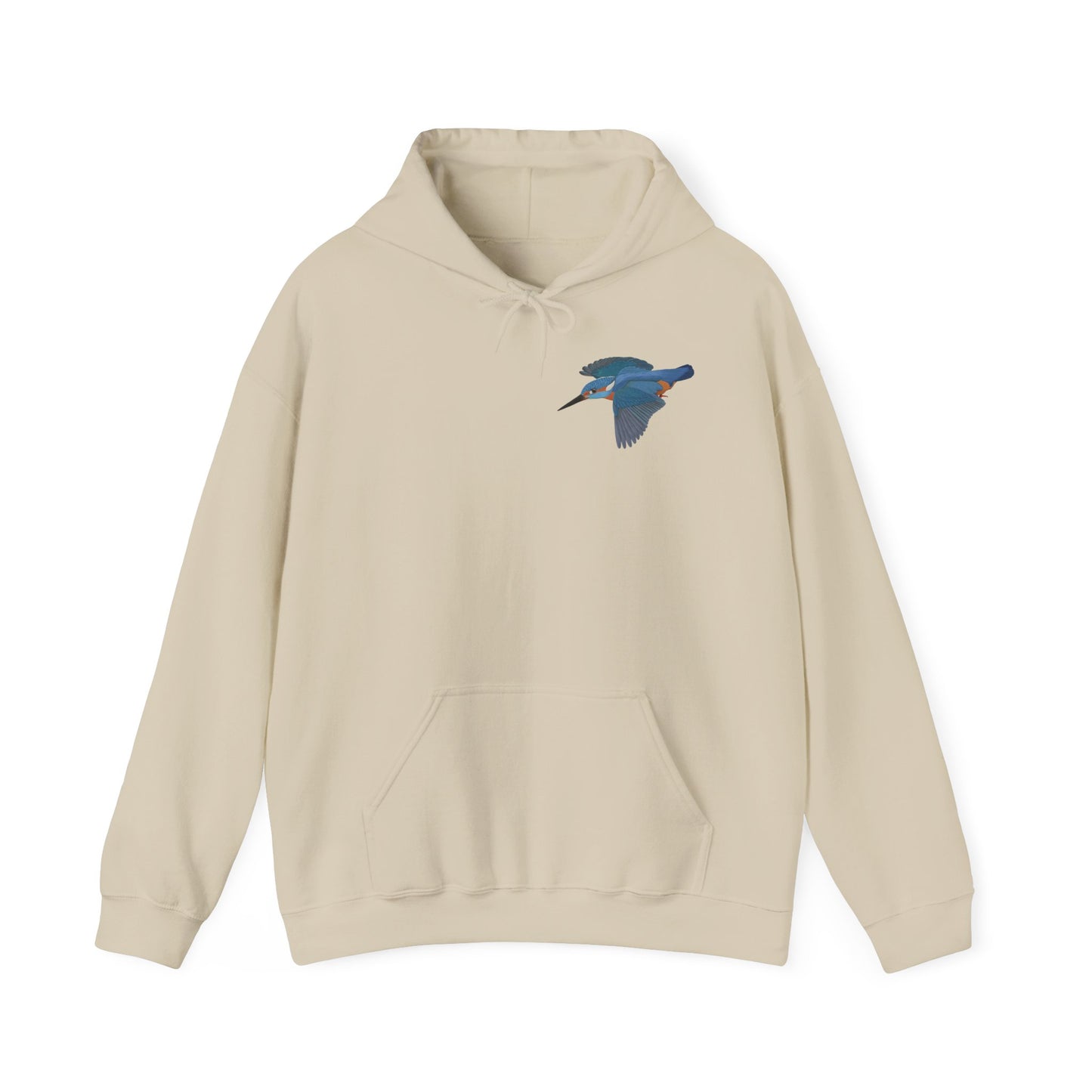 Eisvogel Vogel Hoodie - Kapuzenpullover für Vogelbeobachter & Naturliebhaber mit Vogelmotiv