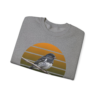 Dark-Eyed Junco Sweatshirt | Cozy Winter Birder Pullover | Snow Bird Crewneck Gift