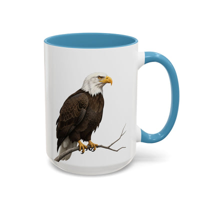 ハクトウワシの陶器製バードコーヒーマグ – バードウォッチャーへのカスタムギフト