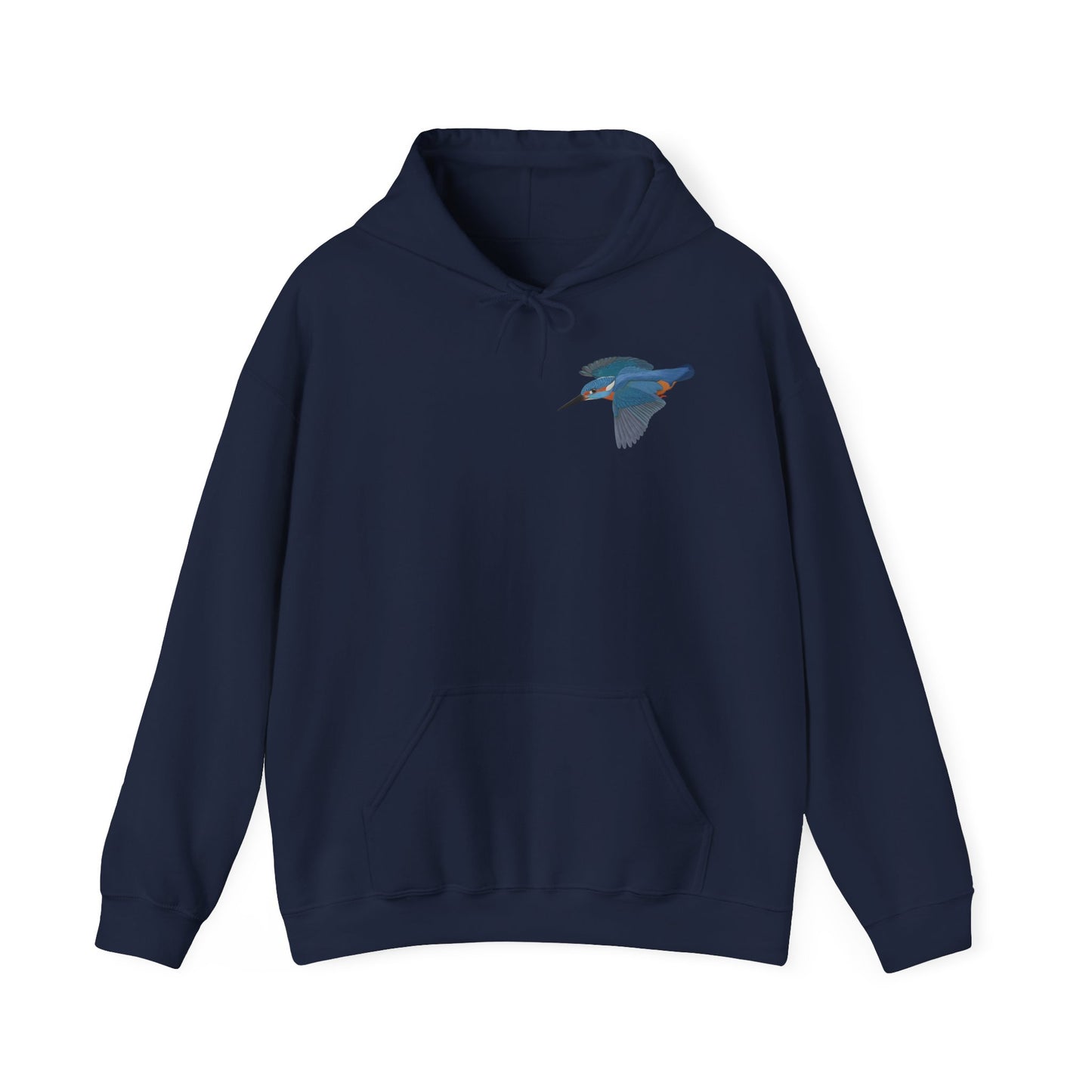 Eisvogel Vogel Hoodie - Kapuzenpullover für Vogelbeobachter & Naturliebhaber mit Vogelmotiv