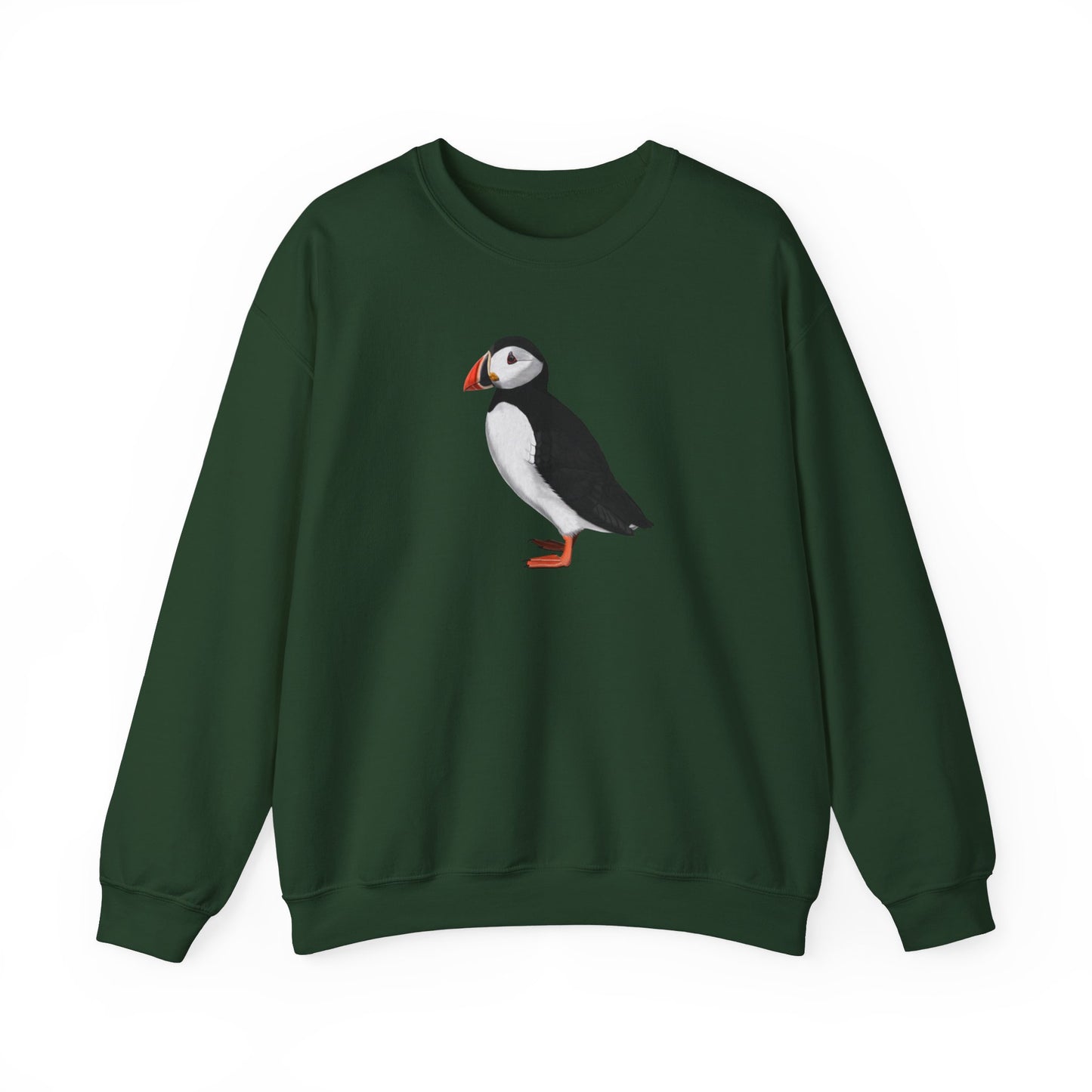 Puffin Bird Watcher Biologist Crewneck Sweatshirt