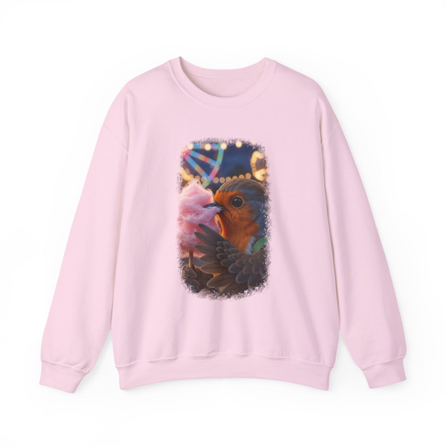 Robin Rosi Pink Cotton Candy Premium Sweatshirt for Bird Lovers
