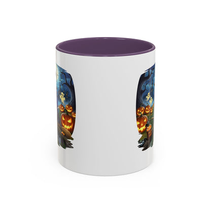 Blue Jay Halloween Bird Mug - Spooky Bird Lover Gift