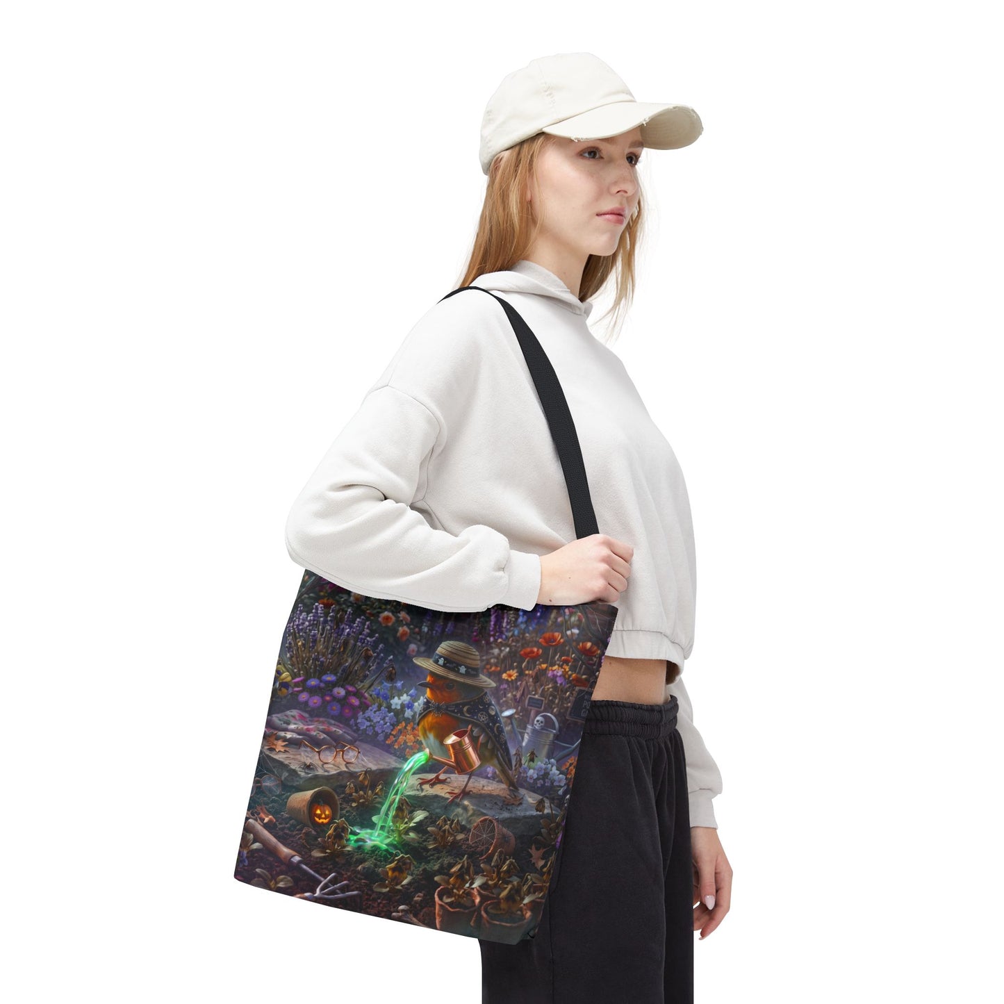 Robin Rosi Halloween Magic Potion Tote Bag for Spooky Season and Cozy Fall Lovers