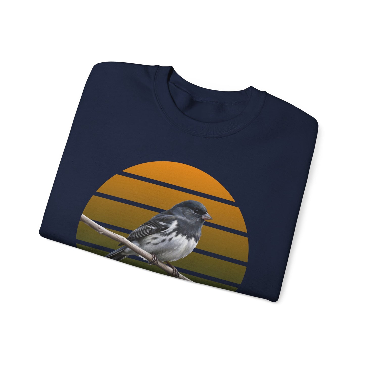 Dark-Eyed Junco Sweatshirt | Cozy Winter Birder Pullover | Snow Bird Crewneck Gift