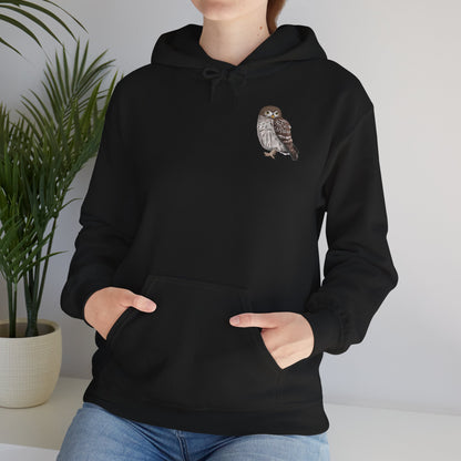 Eule Hoodie - Vogel Kapuzenpullover für Vogelbeobachter & Naturliebhaber mit Vogelmotiv