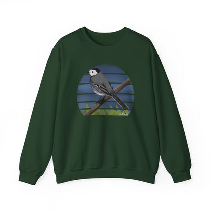 White Wagtail Birdlover Ornithologist Bird Sweatshirt