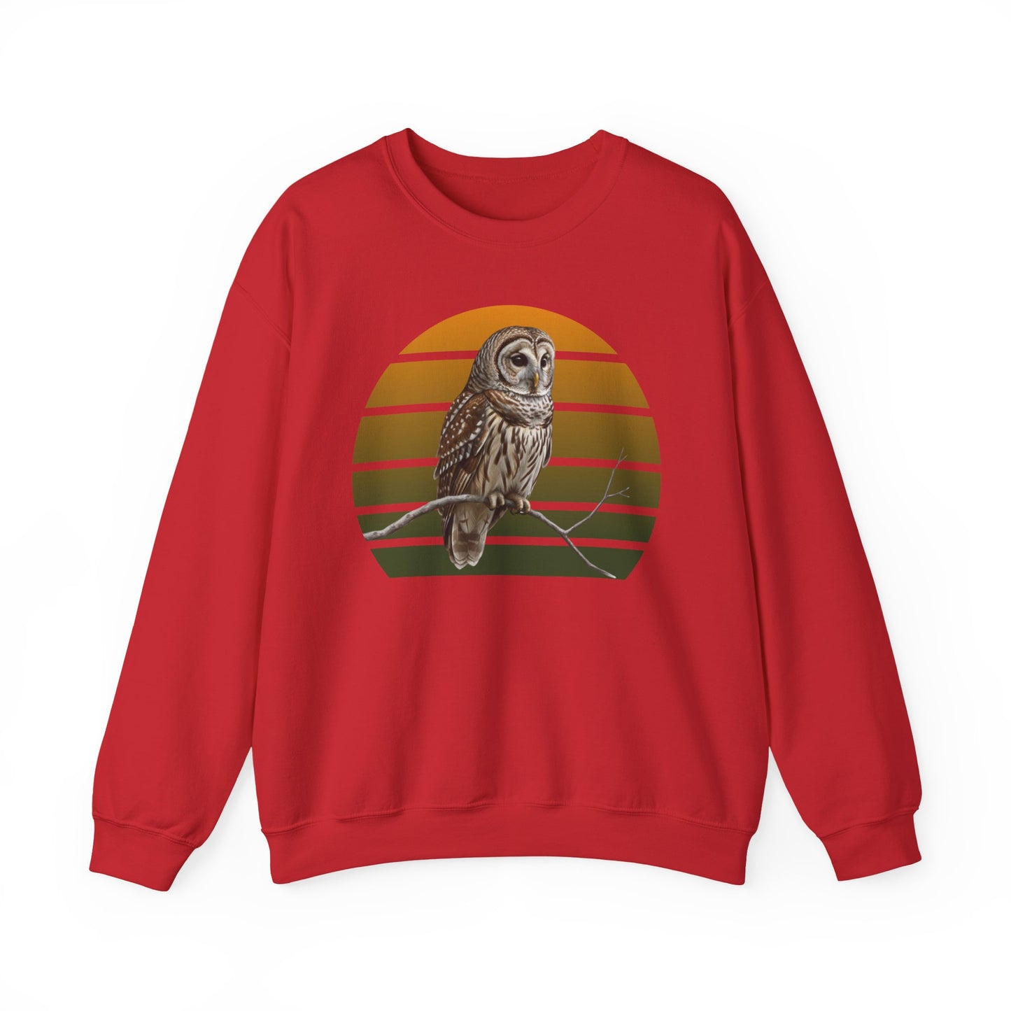 Barred Owl Sweatshirt | Unisex Bird Lover Pullover | Wildlife Birder Gift | Bird Crewneck