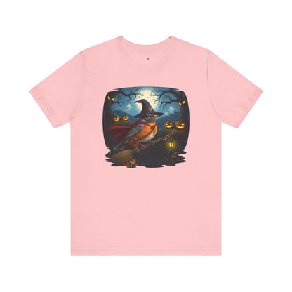 American Robin Halloween Bird T-Shirt - Spooky Halloween Costume for Bird Lovers