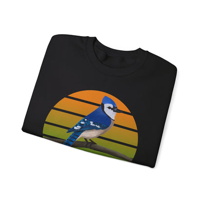 Blue Jay Birdlover Ornithologist Bird Sweatshirt