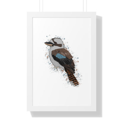 Kookaburra Bird Framed Poster