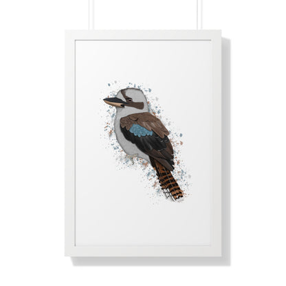 Kookaburra Bird Framed Poster