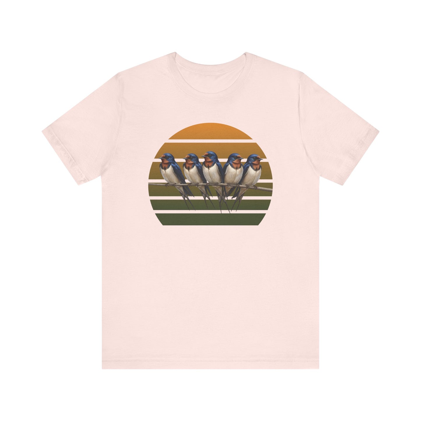 Barn Swallow Premium T-Shirt | Unique Birdwatcher & Birder Gift by jz.birds