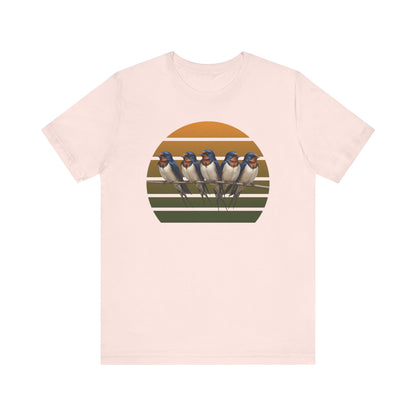 Barn Swallow Premium T-Shirt | Unique Birdwatcher & Birder Gift by jz.birds