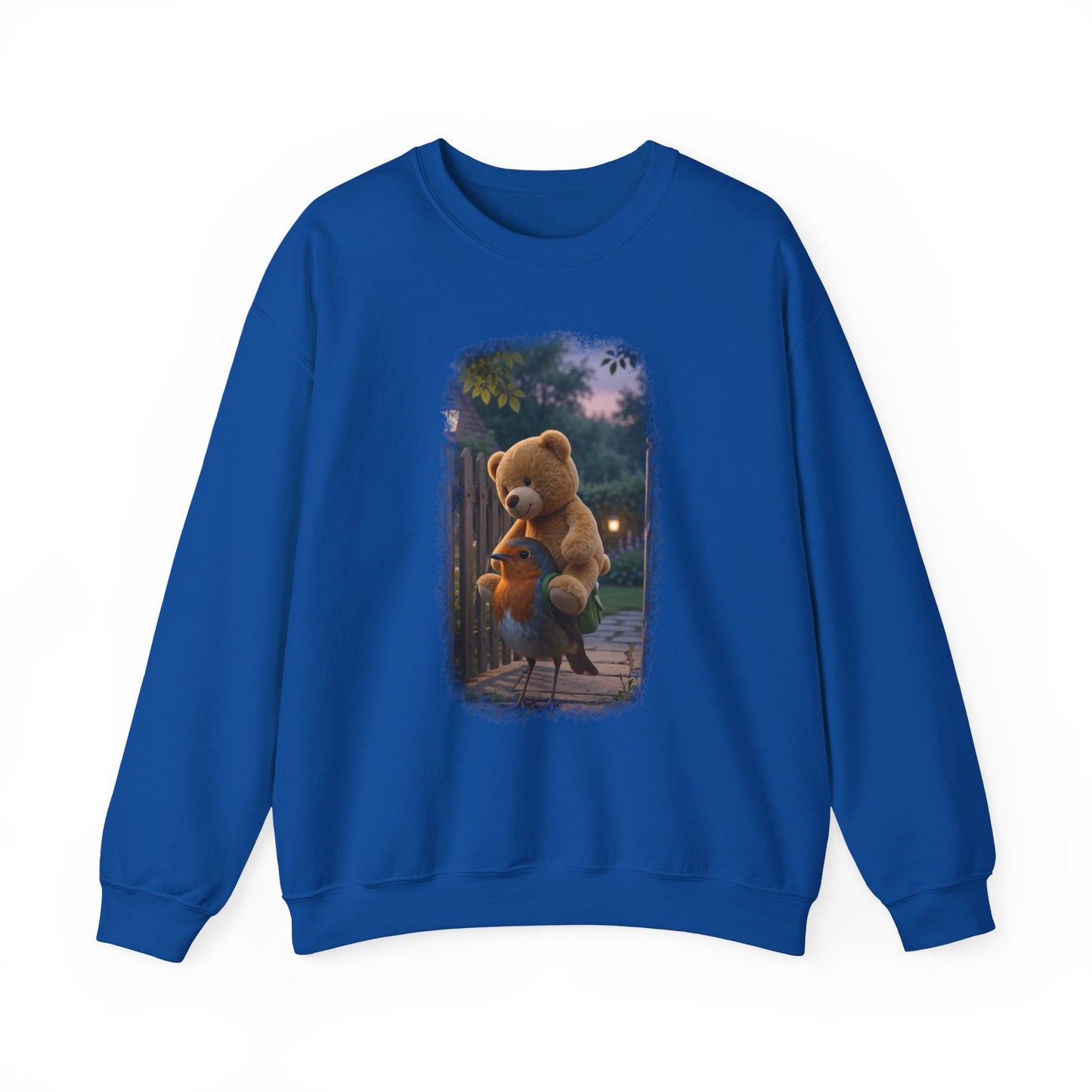 Robin Rosi Giant Teddy Bear Premium Sweatshirt for Bird Lovers