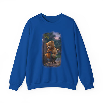 Robin Rosi Giant Teddy Bear Premium Sweatshirt for Bird Lovers