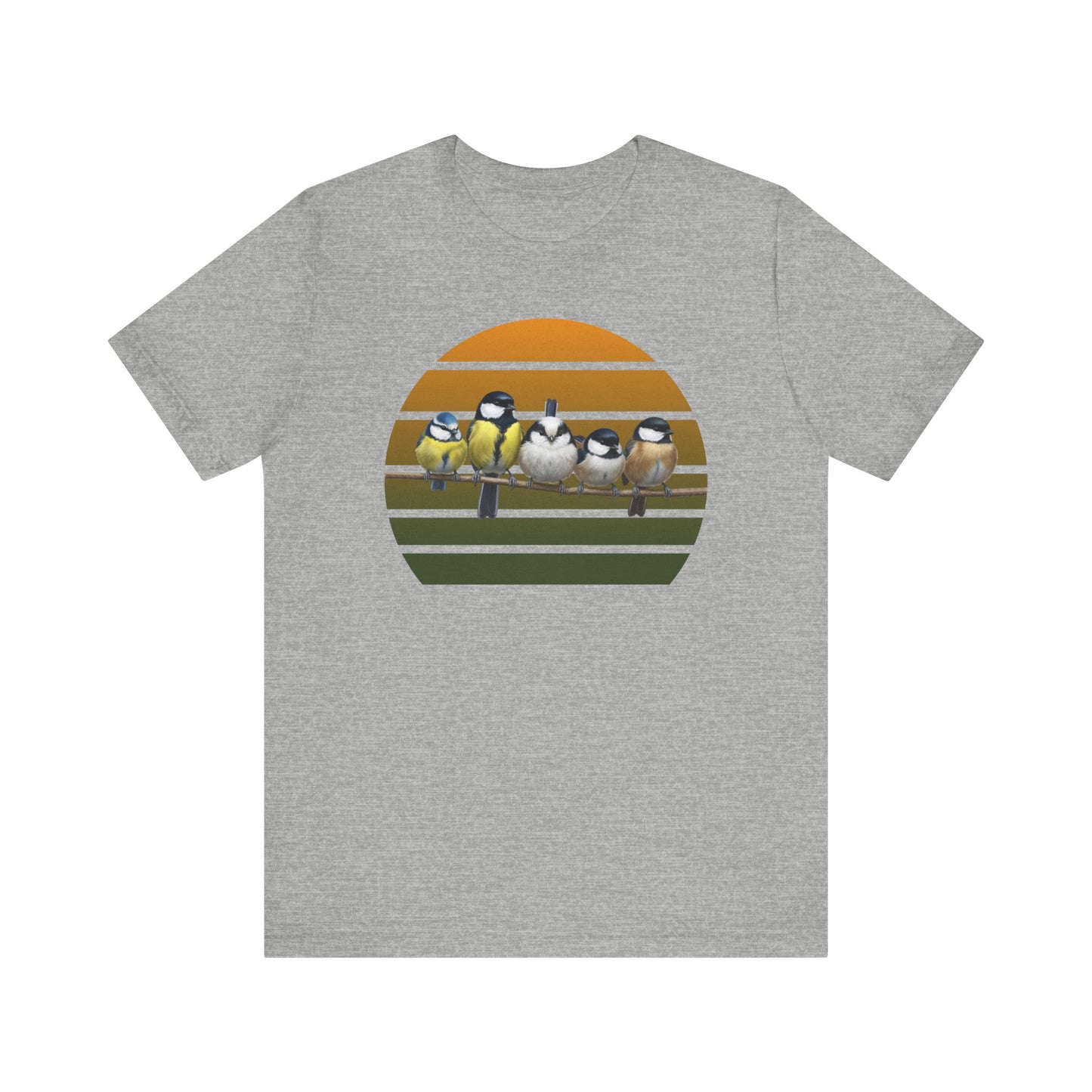 Meisen Premuim T-Shirt | Geschenk für Vogelbeobachter | jz.birds
