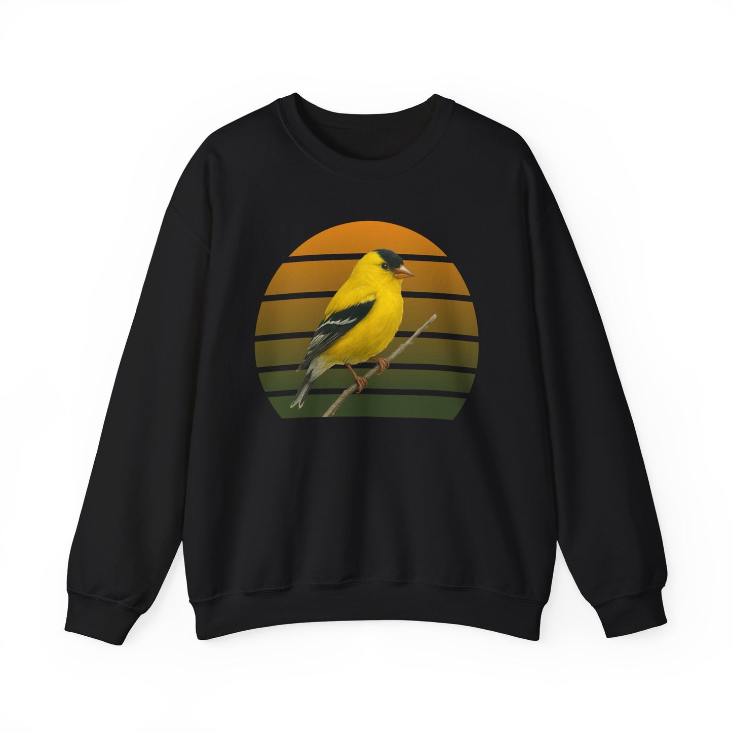 American Goldfinch Sweatshirt | Unisex Bird Lover Pullover | Wildlife Birder Gift | Songbird Crewneck