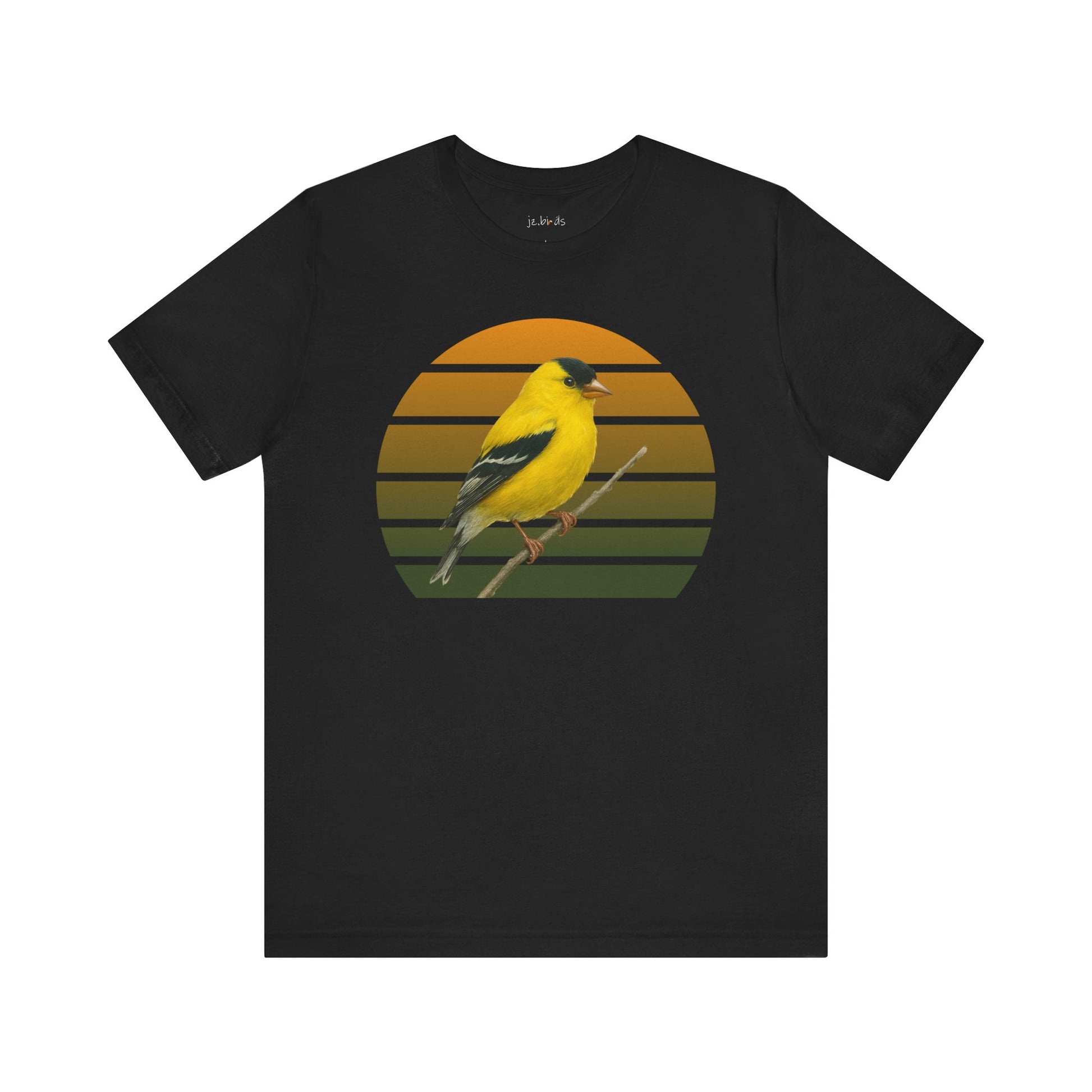 American Goldfinch T-Shirt | Unisex Retail Fit Bird Lover Tee | Wildlife Birder Gift