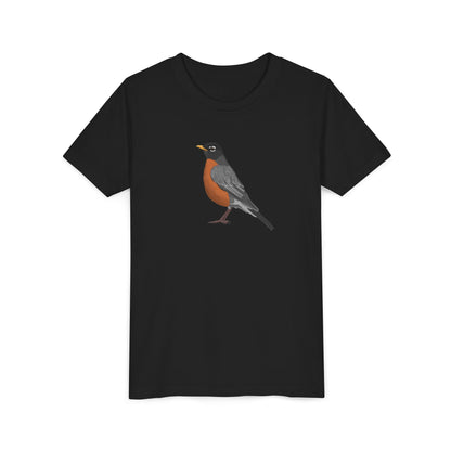 American Robin Birding & Birdwatching Bird Youth T-Shirt