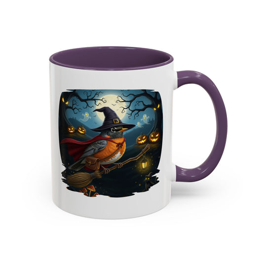 American Robin Halloween Bird Mug - Perfect Bird Lover Gift for Spooky Season