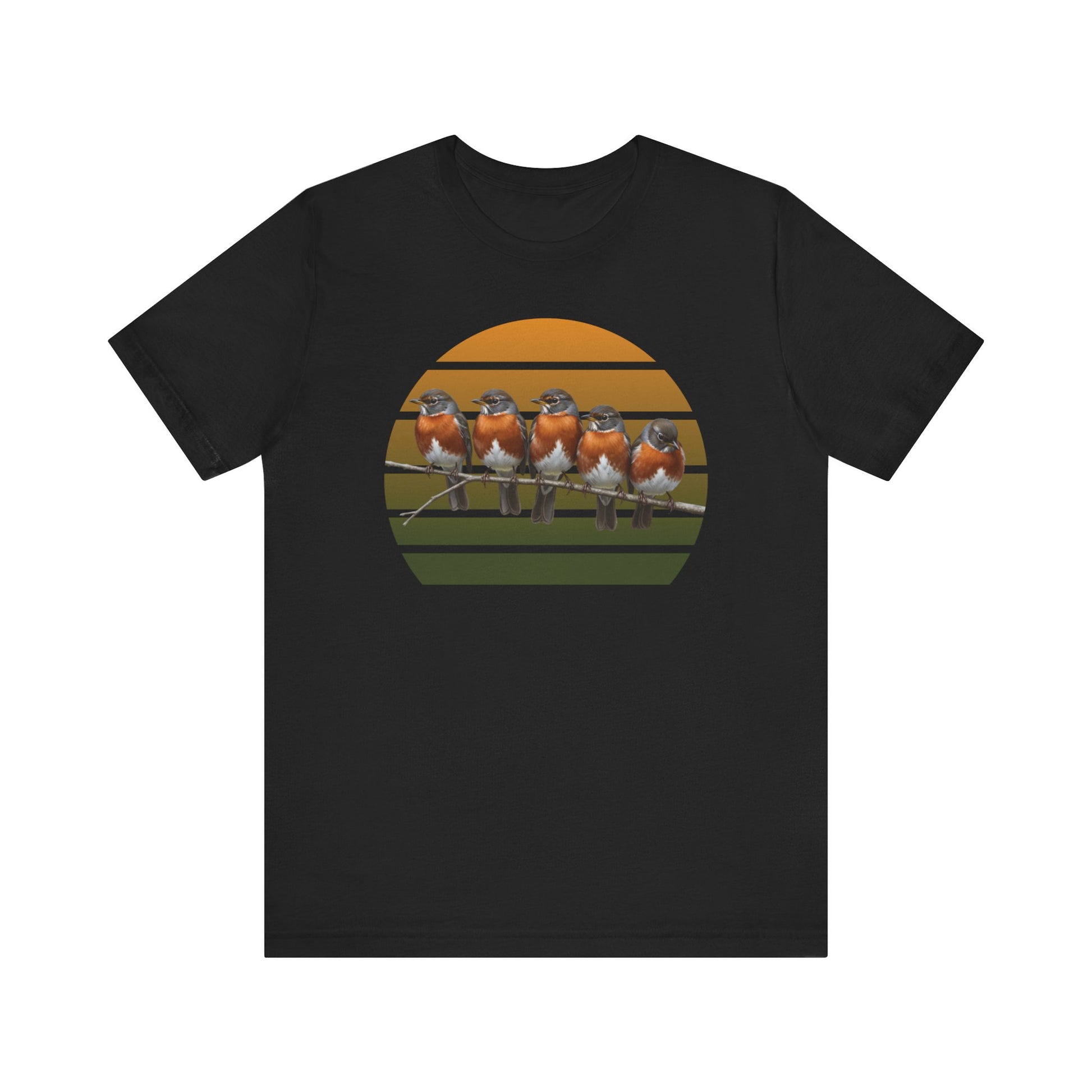 American Robin Premium T-Shirt | Unique Birdwatcher & Birder Gift by jz.birds