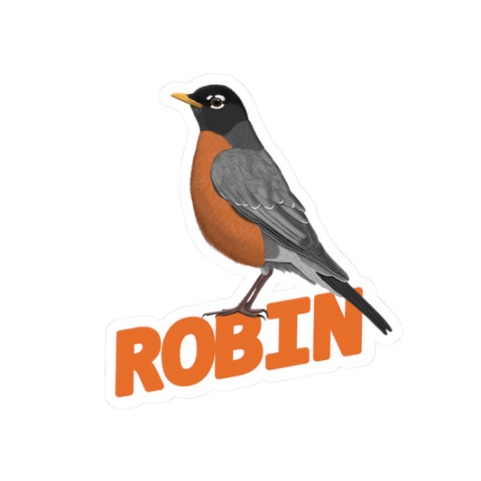 American Robin Sticker Bird Lover & Bird Watcher