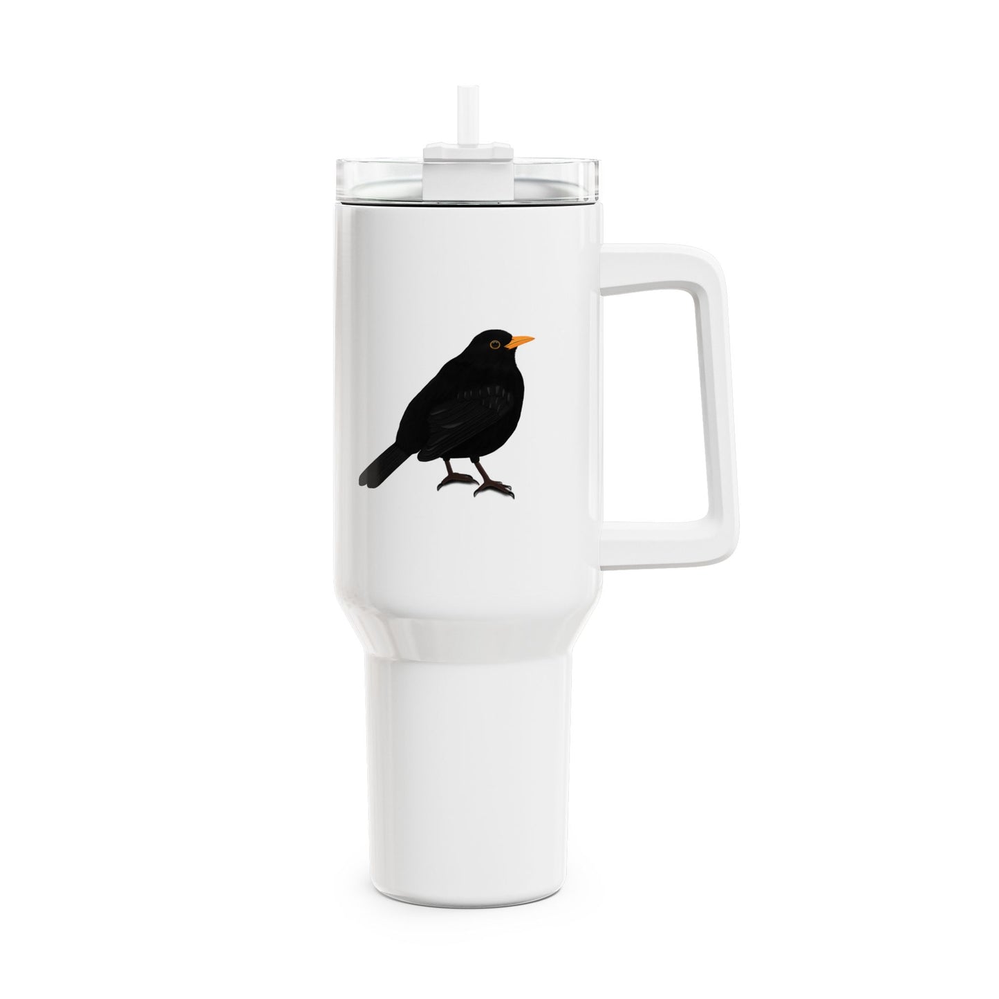Amsel Thermo-Tumbler 40oz (1,2L) – Edelstahl Isolierbecher für Vogelbeobachter
