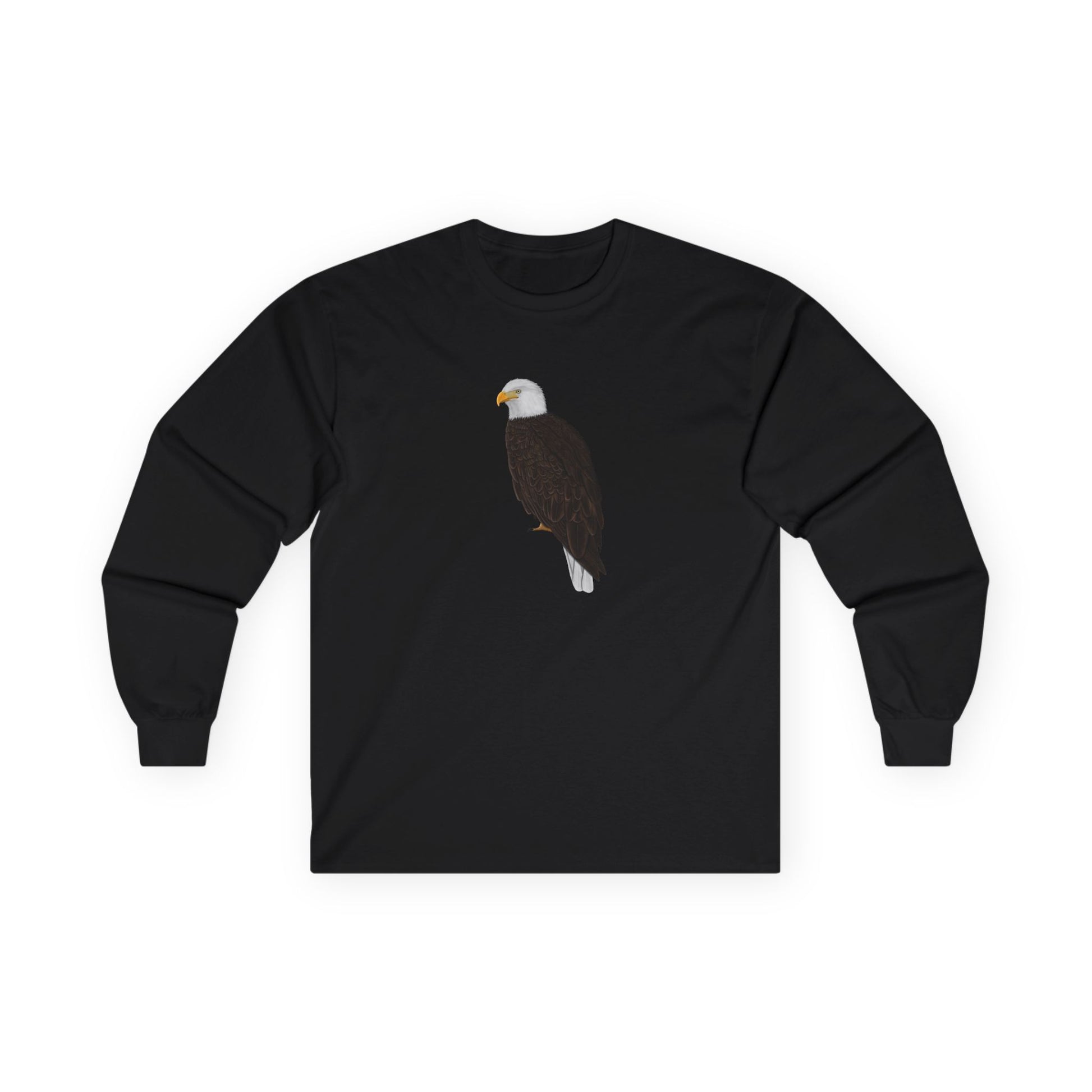 Bald Eagle Birding & Birdwatching Bird Cotton Long Sleeve T-Shirt