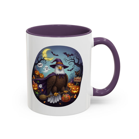 Bald Eagle Halloween Bird Mug - A Spooky & Funny Halloween Cup
