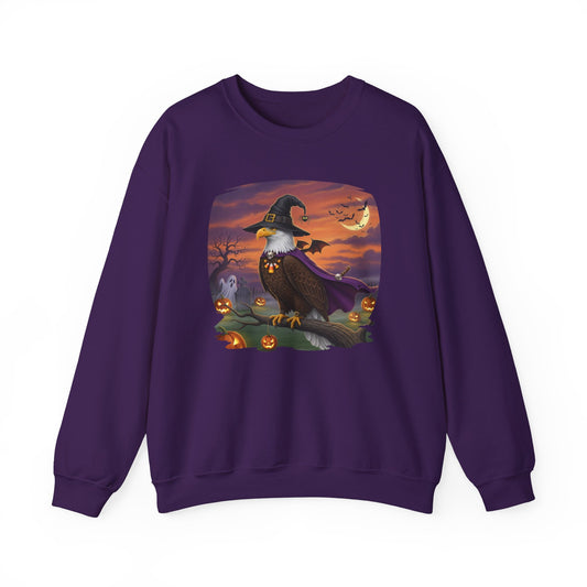 Bald Eagle Halloween Bird Sweatshirt - Spooky Halloween Costume for Bird Lovers