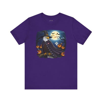 Bald Eagle Halloween Bird T-Shirt - Spooky Full Moon Halloween Costume for Bird Lovers