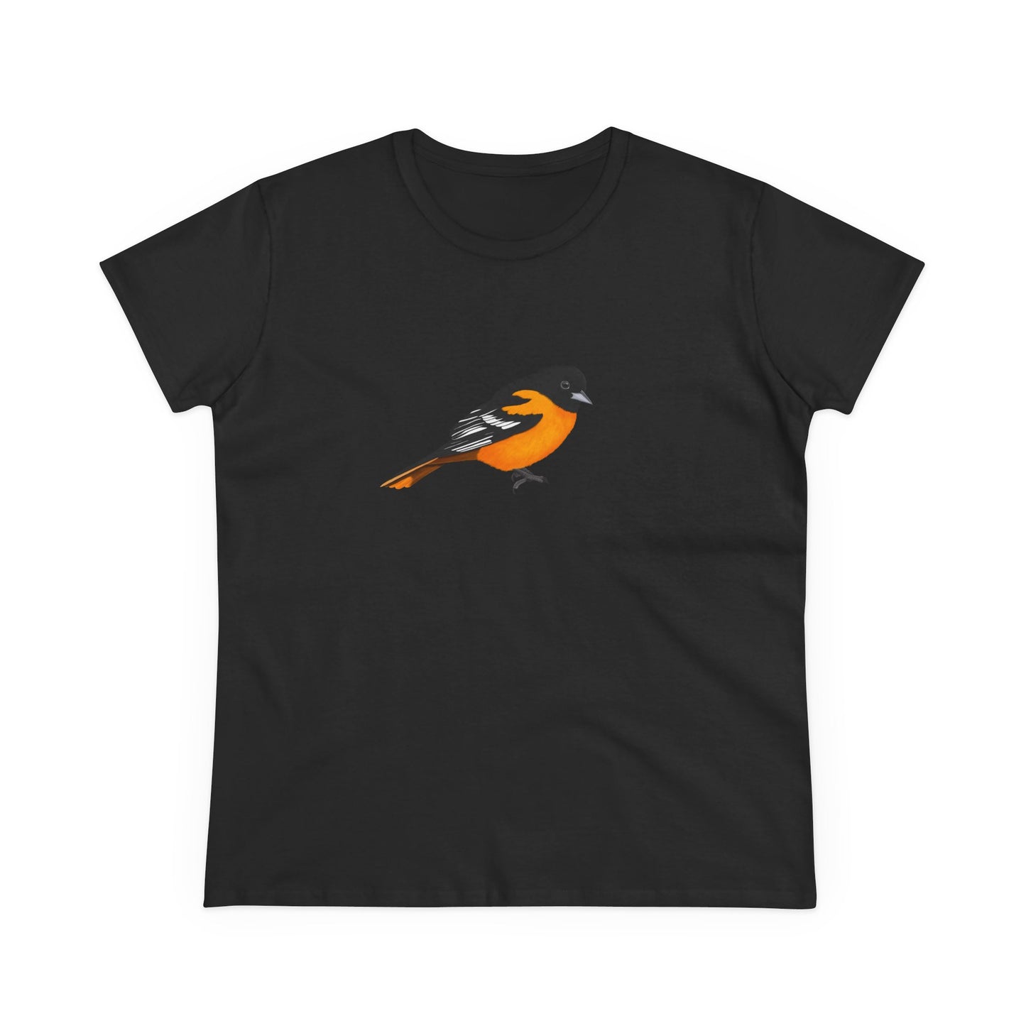 Baltimore Oriole Bird Design for Birdwatchers and Bird Lovers Women's T-Shirt