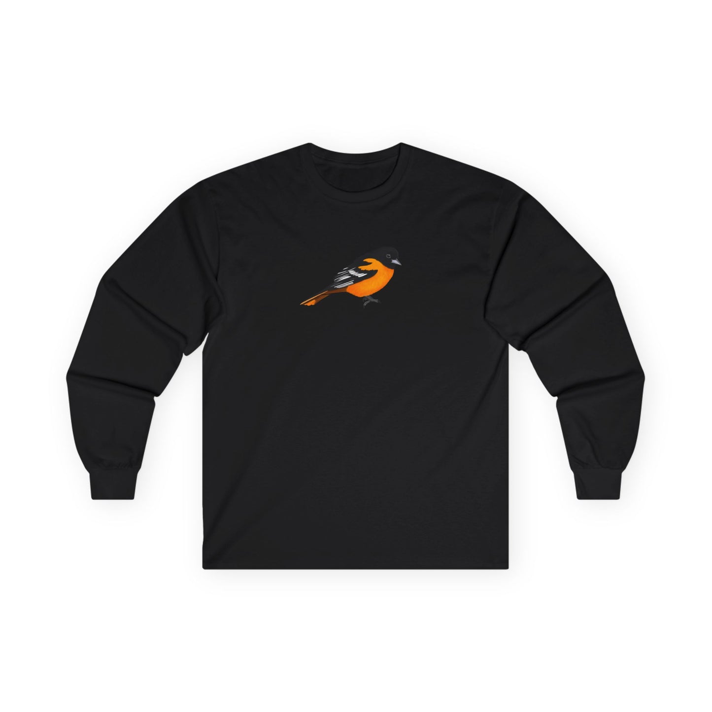 Baltimore Oriole Birding & Birdwatching Bird Cotton Long Sleeve T-Shirt