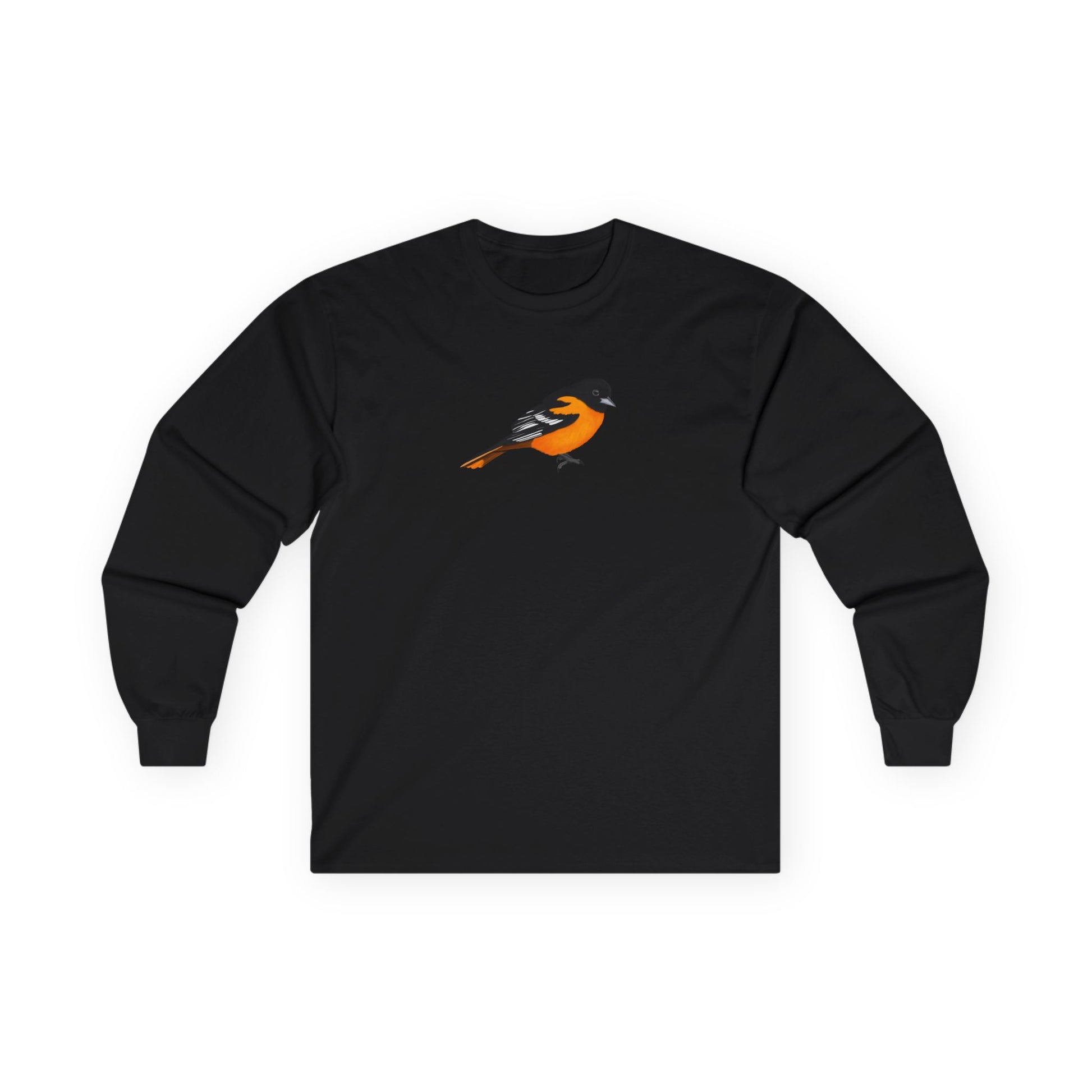 Baltimore Oriole Birding & Birdwatching Bird Cotton Long Sleeve T-Shirt