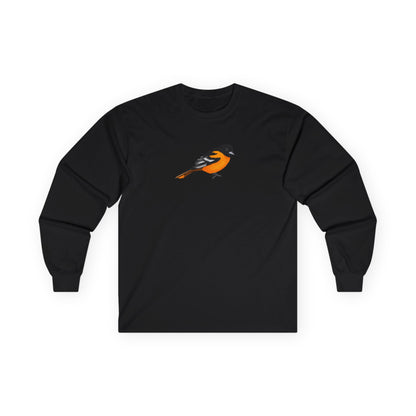 Baltimore Oriole Birding & Birdwatching Bird Cotton Long Sleeve T-Shirt