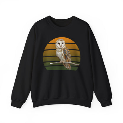 Barn Owl Sweatshirt | Bird Watcher Crewneck | Unisex Songbird Gift for Bird Lovers
